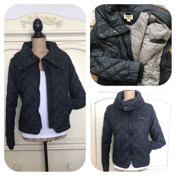 converse quilted jacket
